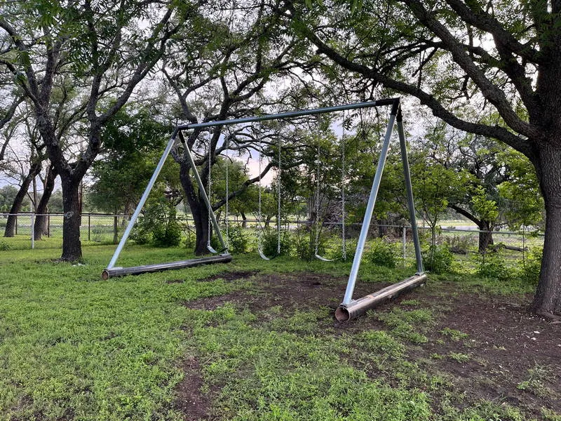 Custom Metal Swingset