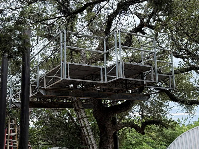 Custom Metal Swingset