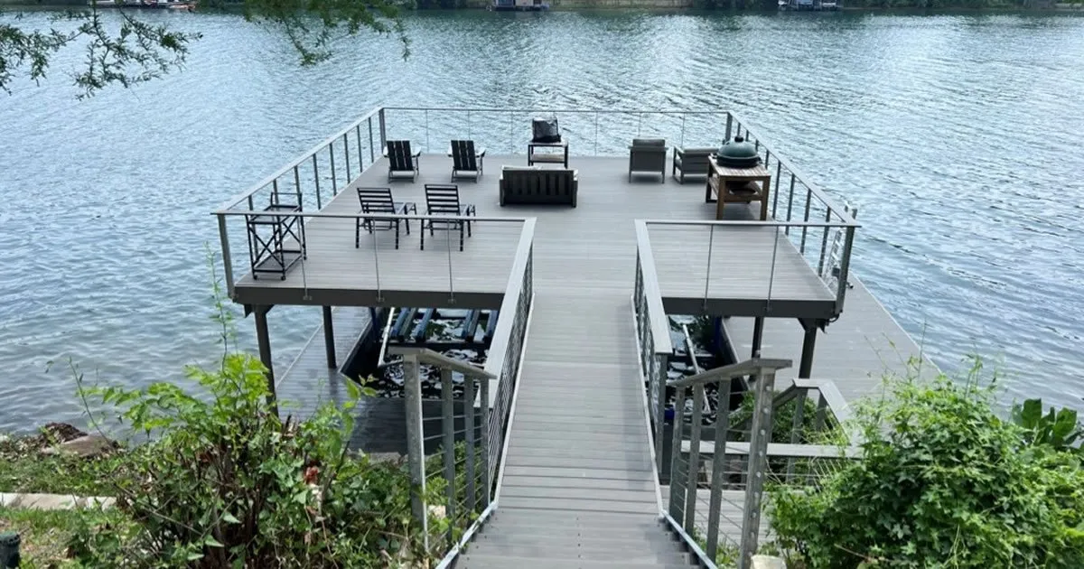 Brophy Boat Dock Project on Lake Austin